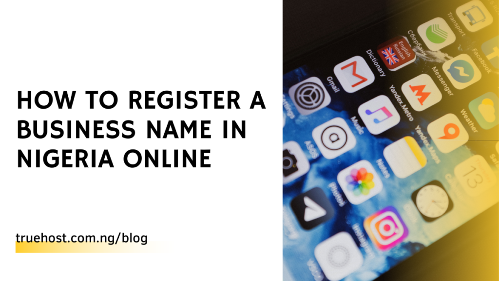 How to register a business name in Nigeria online