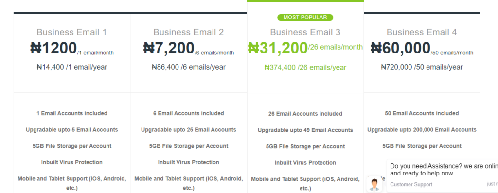 The biggest package which is best for bigger companies allows up to 26 emails for 25,000 a month.